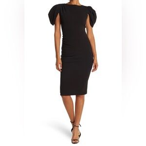Alexia Admor Draped Shoulder Sheath Dress